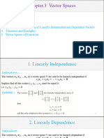 3.3 Linear Independence