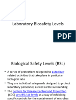 Laboratory Biosafety Levels