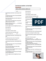 Worksheet - Left and Right