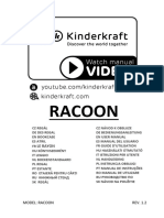 Kinderkraft RACOON Bookshelf Manual