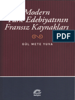 Gül Mete Yuva - Modern Türk Edebiyatının Fransız Kaynakları-İletişim Yayınları (2017)