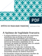 Hipótese de Fragilidade Financeira 2022-2