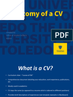Anatomy of CV Web