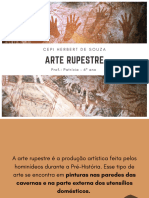 Arte Rupestre - 6ano