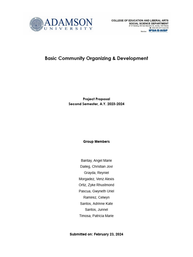 Disaster Response Proposal for Communities | PDF | Emergency Management