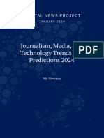 ReutersInstituteReport-JournalismMediaandTechnologyTrendsandPredictions2024 PDF