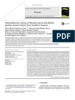 Antiproliferative Activity of Rhinella Marina and Rhaebo Guttatus - 2013 - Toxi