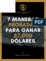 7 Maneras Probadas para Ganar 7$ Mil Al Mes