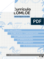 Currículo LOMLOE 2020