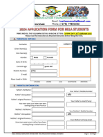 2024 Huef Application Form