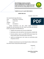 Surat Pernyataan Calon Pengurus Hmps Pbi 2024