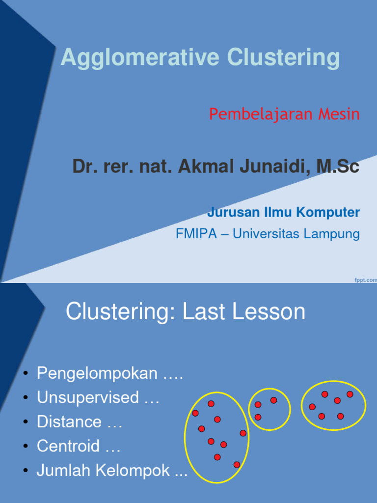 Panduan Agglomerative Clustering | PDF