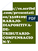 Mar On/332810953/t Rabajo-Diapositiva - DE - Tributario - Compensacio N-Y