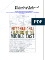Ebook Ebook PDF International Relations of The Middle East 5Th Edition 2 All Chapter PDF Docx Kindle
