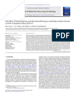 RS - The Effect of Hardening Laws and Thermal Softening On Modeling