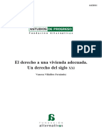 El Derecho A Una Vivienda Adecuada. Un Derecho Del XXI