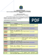 Edital Alteracao Cronograma Vestibular 2012