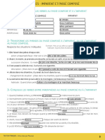 Fiche Classe Inversée Passé Composé Imparfait EXERCICES