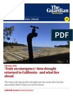 Truly An Emergency' - How Drought Returned To California - and What Lies Ahead - Climate Crisis - The Guardian