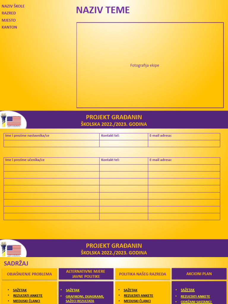 Obrazac za digitalni portfolio pdf
