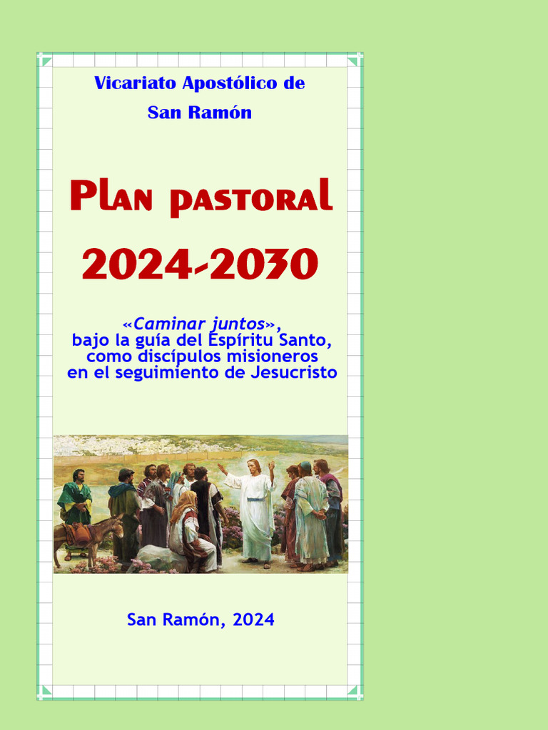 Plan Pastoral 2024-2030 San Ramón | PDF | eucaristía | Iglesia Católica