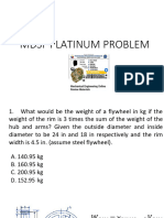 MDSP Platinum Problem Part 1