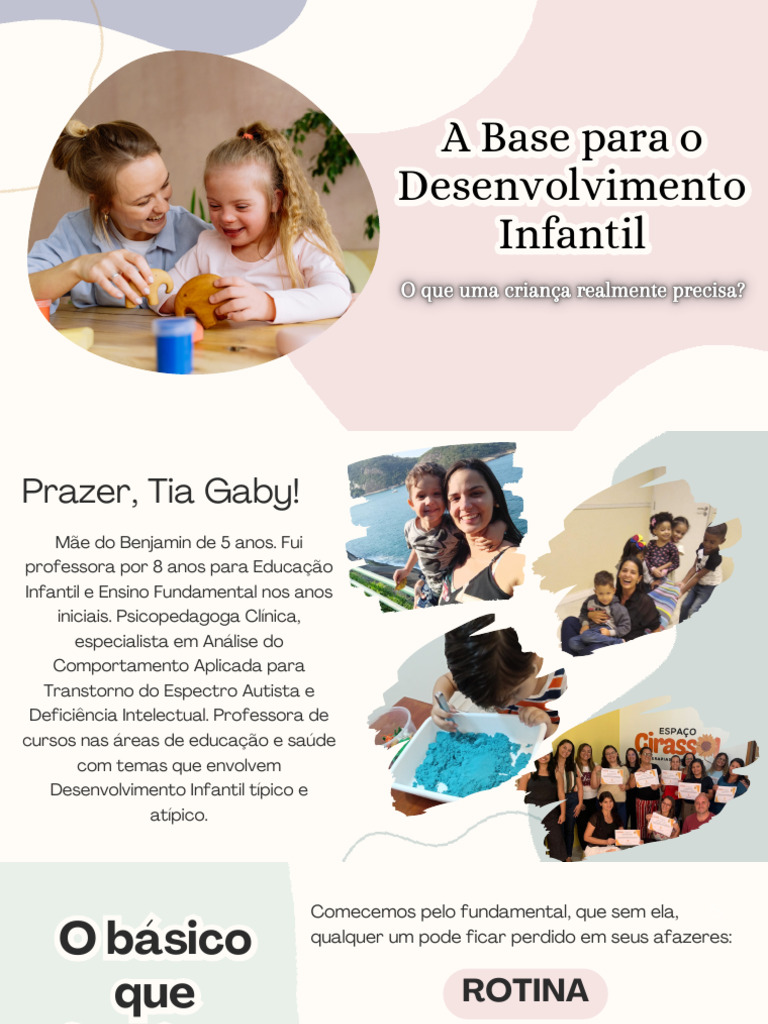 Rotina Essencial para o Desenvolvimento Infantil | PDF