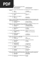 FORENSIC SCIENCE QUESTIONS Part 2