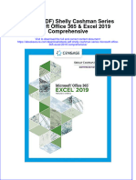 Ebook Ebook PDF Shelly Cashman Series Microsoft Office 365 Excel 2019 Comprehensive All Chapter PDF Docx Kindle