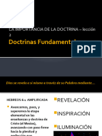 2 La Importancia de La Doctrina