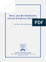 Stress and Job Satisfaction