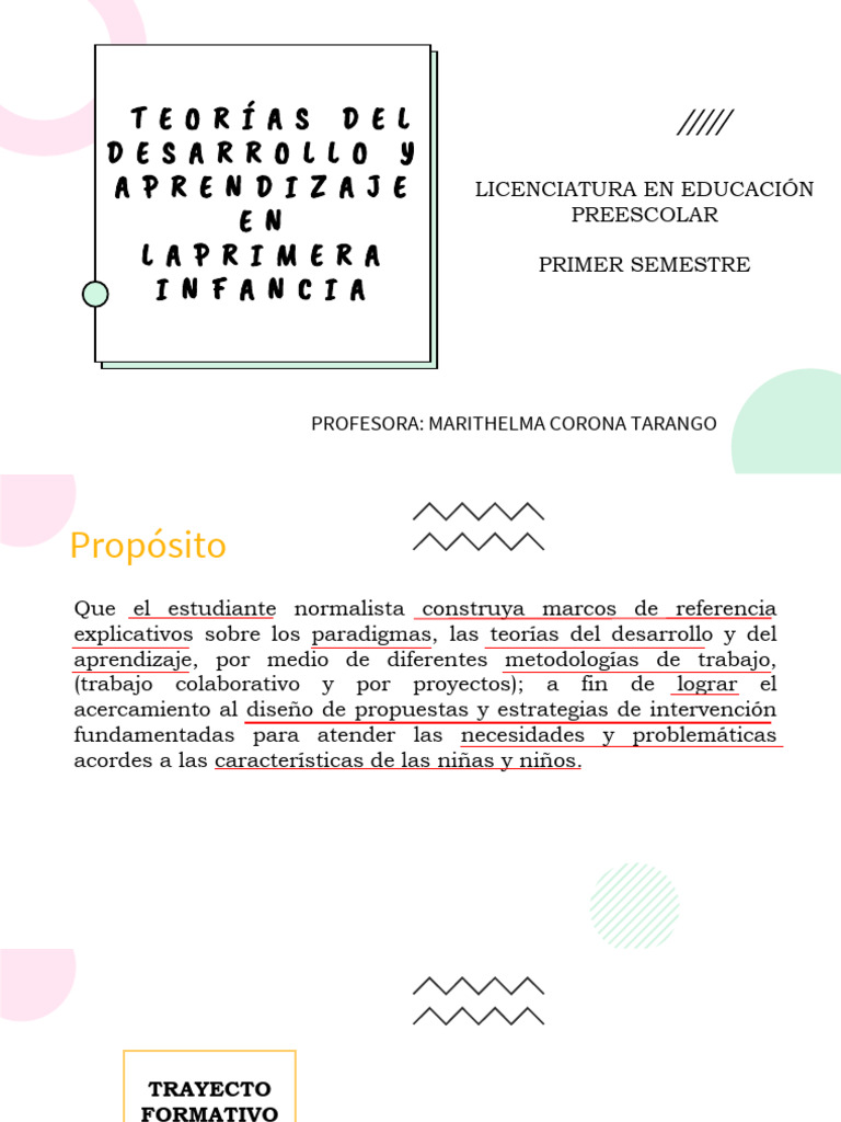 Teorías Del Desarrollo y Aprendizaje en La Primer Infancia | Descargar ...