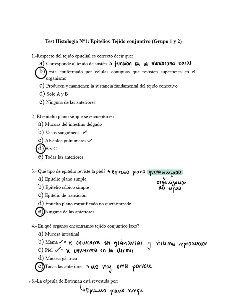 Tests lab histolog a 1 descargar gratis pdf epitelio membrana mucosa