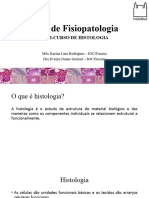 Liga de Fisiopatologia - MINI-CURSO HISTOLOGIA
