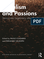 (Routledge Advances in Democratic Theory) Paolo Cossarini and Fernando Vallespín - Populism and Passions - Democratic Legitimacy After Austerity-Routledge (2019)