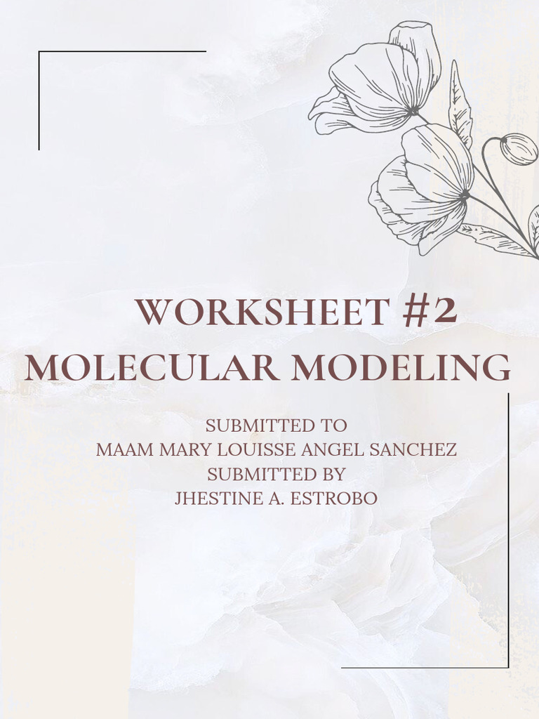 Molecular Modeling and pH Importance | PDF | Ph | Acid
