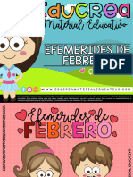 Efemerides Febrero