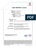 FCC Test Report (15.247)