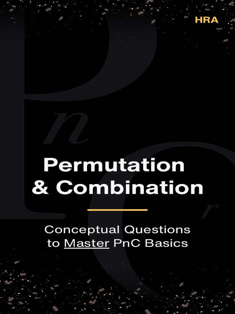 Mastering Permutations and Combinations | PDF | Permutation | Cognition