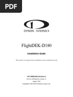 FlightDEK-D180 Installation Guide Rev H