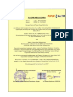Piagam Kerjasama UNMUL Dengan PT. Pupuk Kalimantan Timur (PKT)