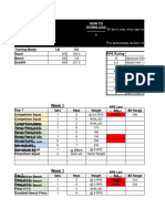 2022 PRs 15 Week Program - 4x Bench, Conventional Deadlift