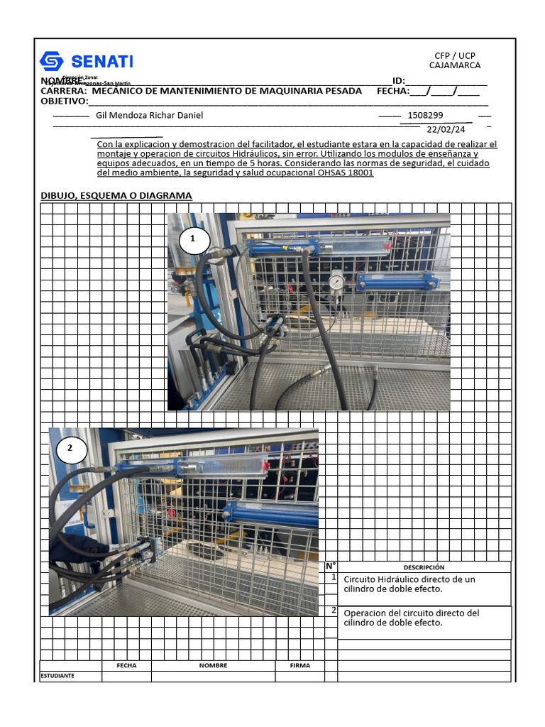 Evaluación de Circuitos Hidráulicos | PDF