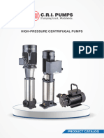 High Pressure Centrifugal Pumps Catalog