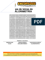 Sopa de Letras de Calorimetría