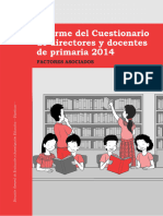 Factores Asociados A Resultados en La Primaria Año 2014