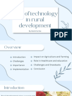 Role of Technology in Rural Development