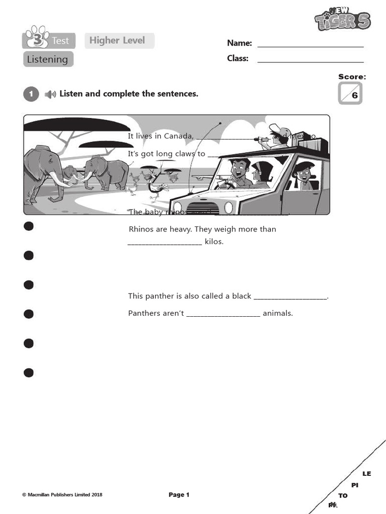 Higher Level Listening and Reading Test | PDF