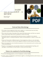 Food and Dairy Microbiology - A Review