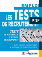 Les Tests de Recrutement